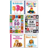 Mavi Bulut Yayıncılık Bebeğimin İlk Zeka Kartları Bebek Dokun ve Hisset İlk Kelimeler Renkler ve Şekiller Evcil Hayvanlar
