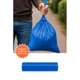 Mavi Büzgülü Çöp Torbası 55X60 Cm 3X15'li Adet Ev Mutfak İş Ofis Avantajlı Paket