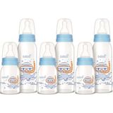 Mavi Cam Biberon Seti, 250ML ve 125ML, 3'lü Paket - Ahşap - Ceviz