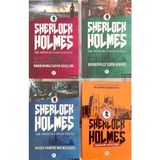 Mavi Çatı Yayınları Sherlock Holmes Meşhur Müşteri-Baskerville'lerin Köpeği-Bakır Renkli Kayın Ağaçları-Sussex Vampiri'nin Macerası