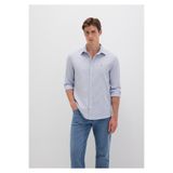 Mavi Çizgili Gömlek Slim Fit / Dar Kesim 0211653-90862