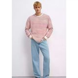 MAVİ ÇİZGİLİ UZUN KOL TİŞÖRT Fire Whirl Erkek T-Shirt M0613157-91392