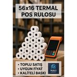 Mavi Concept 56X16 Termal Pos Kağıdı - Pos Rulosu - Yazarkasa Pos Kağıdı - 80 Paket 800 Adet