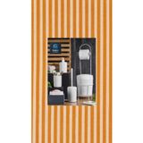 Mavi Concept 6 Parça Banyo Seti, Çöp Kovalı, Tuvalet Kağıtlığı, Tuvalet Fırçası, Sıvı ve Katı Sabunluk, Diş Fırçalık (Beyaz)