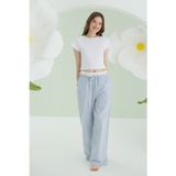 Mavi Crop Pijama Takım