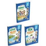 Mavi Deniz 2027 3. Sınıf Keşif Yolu Türkçe + Hayat Bilgisi + Fen Bilimleri Seti 3 Kitap Maarif Model