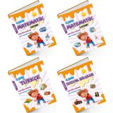 Mavi Deniz Yayınları Mavi Deniz 2024 4. Sınıf Matematik + Türkçe + Sosyal Kitap Seti 4 Kitap
