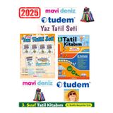 Mavi Deniz Yayınları Mavi Deniz 2025 3.Sınıf Yaz Tatil Seti 12 Kitap Tudem 3.Sınıf Yaz Tatil 12 Haftalık Tatil Seti