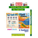 Mavi Deniz Yayınları Mavideniz 3.Sınıf Yaz Tatil Kitabı+Tudem 3.Sınıf 12 Haftalık Yaz Tatil Seti+Android Kalem