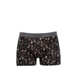 Mavi Desenli Siyah Boxer 091719-900