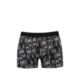 Mavi - Desenli Siyah Boxer 092070-900