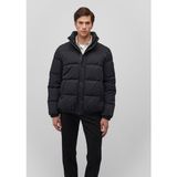 Mavi Dik Yaka Siyah Mont 0110474-900 Erkekler İçin Regular Fit Orta Kalınlık Günlük Mont - 2XL - Siyah-900