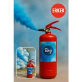 Mavi Dumanlı Cinsiyet Belirleme Bombası – Gender Reveal Boy Smoke • Yoğun Renkli Duman Spreyi