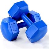 Mavi Dumbell Seti, 2x3 Kg, Spor Aletleri, Sağlam ve Hafif Egzersiz Takımı - Ahşap - Ceviz