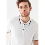 Mavi Erkek Beyaz Polo Tişört 066115-30701 - XXL - Kırık Beyaz