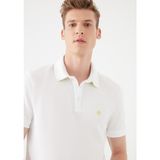 Mavi Erkek Beyaz Polo Tişört 066780-620 - XXL