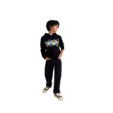 MAVİ Erkek Çocuk Kapüşonlu Sweatshirt, Siyah, 9-10 Yaş