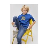 Mavi Erkek Çocuk Sweat - 4 - 5 Yaş - Saks Mavi