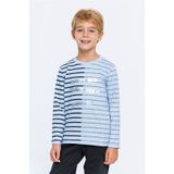 Mavi Erkek Çocuk Sweatshirt