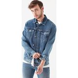 Mavi Erkek Drake Mavi Jean Ceket 010143-32230 - XS - Koyu Mavi