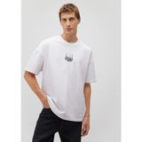 Mavi Erkek İstanbul Baskılı Beyaz Tişört 0611865-620 - 2XL