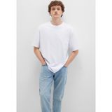 Mavi Erkek Kısa Kollu %100 Pamuk T-Shirt M0611924 Beyaz