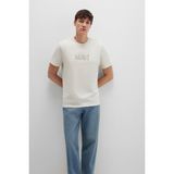 Mavi Erkek Logo Baskılı T-Shirt M0612896 Kum