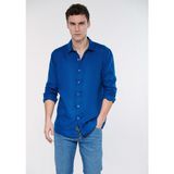 Mavi Erkek Mavi Keten Gömlek 021190-70894 - 2XL
