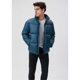 Mavi Erkek Mavi Şişme Mont 0110189-70767 Renkli ve Konforlu Dış Giyim Seçeneği - 3XL