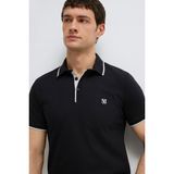 Mavi Erkek Mühür Logolu Polo T-Shirt M0613266 Siyah