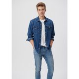 Mavi Erkek Rio Koyu Mavi Vintage Jean Gömlek 0295785620