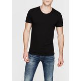 Mavi Erkek Siyah Basic Tişört Kısa Kol Bisiklet Yaka Düz Renk 061747-900 - XS
