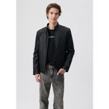 Mavi Erkek Siyah Suni Deri Ceket 0110258-71379 - L