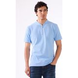 Mavi Erkek Slim Fit Desenli Polo Yaka T-Shirt - 2XL