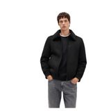 MAVİ Erkek Slim Fit Uzun Kaban, Siyah, M