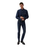 MAVİ Erkek Slim Fit Yüksek Bel Jean Pantolon, Faded Indigo Mavi Black, 32-32