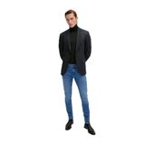 MAVİ Erkek Slim Fit Yüksek Bel Jean Pantolon, Mid Brushed Mavi Black, 29-30