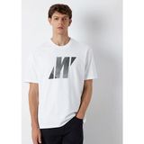 Mavi Erkek T-Shirt M0620156-620 - L - Beyaz