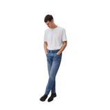 MAVİ Erkek Tapered Fit Jean Pantolon, Mid Brushed Classic Denim, 34-29