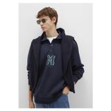 MAVİ ERKEK YARIM DÜĞMELİ SWEATSHIRT Gece Lacivert 0S10494-70490