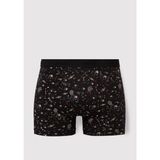 Mavi Galaksi Baskılı Siyah Boxer 092084-900 - 2XL - Siyah-900