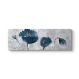 Mavi Gelincikler Tablosu 210 x 70