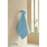 Mavi Greek El Havlusu - 50X90 Cm, 225 Gr, %100 Pamuk, Spa Ve Otel Havlusu