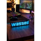 Mavi Gta Wasted Ledli Tablo Buzlu (Usb Type A ile Çalışmaktadır) - 1 - 001-Renkli