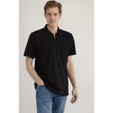 MAVİ HALF ZIP POLO Siyah Erkek T-Shirt M0612525-900