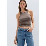 Mavi Halter Yaka Kahverengi Atlet 1613912-88533