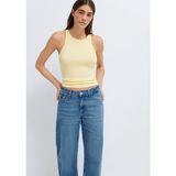 Mavi Halter Yaka Sarı Atlet 1613912-70027 - XS