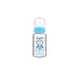 Mavi Hanymısh Akıtma Yapmayan Ve Rahat Beslenme Sağlayan Cam Biberon 125Ml