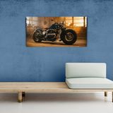 Mavi Harley - Davidson Kanvas Tablo 60 X 120