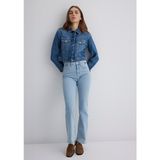 Mavi Harmony Mid Vintage Classic Denim Jean Ceket 1110639-89575 - XS